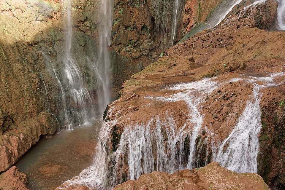 The terraced cascades of Ouzoud Falls